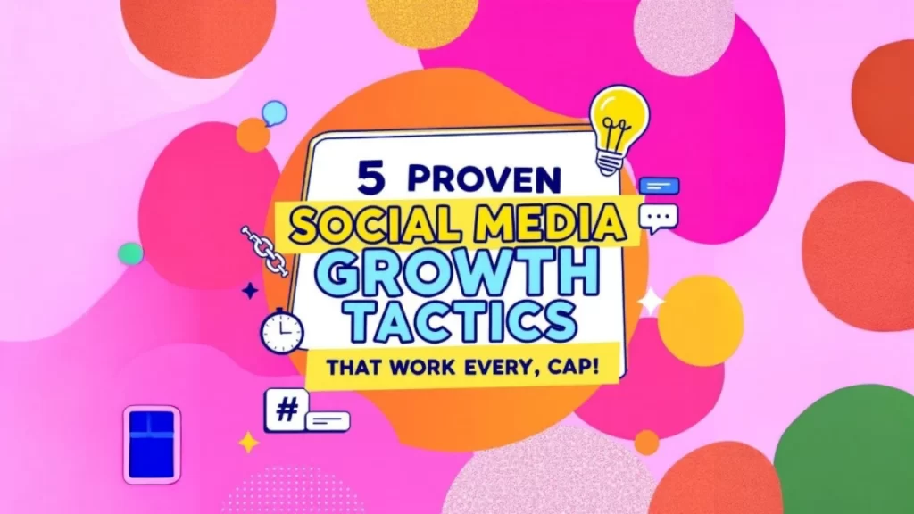 "5 Proven Social Media Growth Tactics That Work Every Time"
