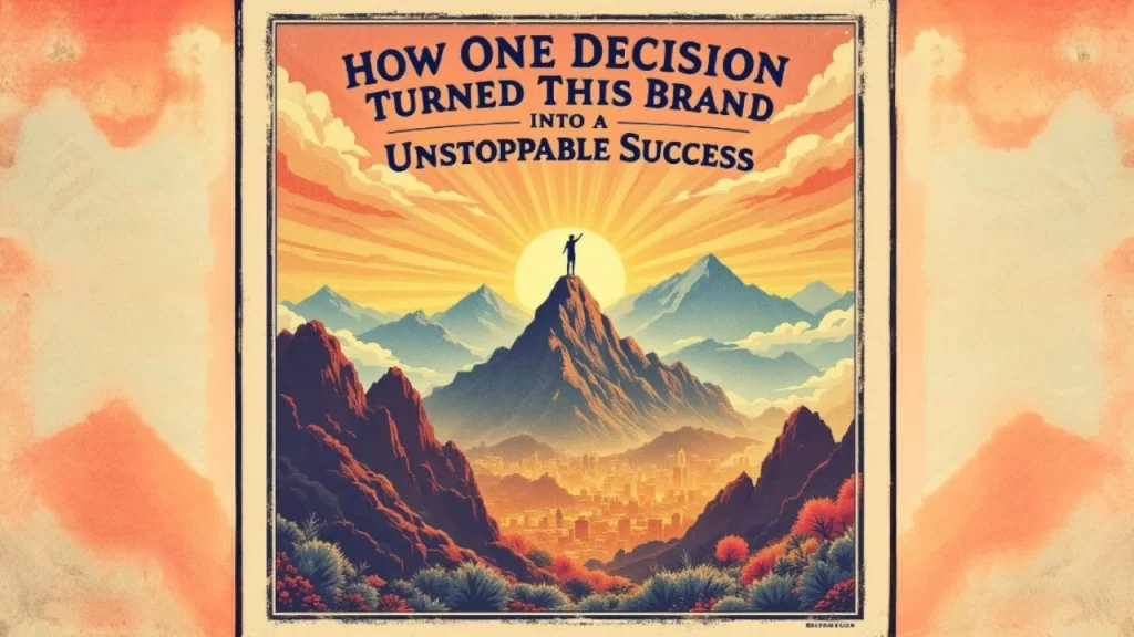 "How One Decision Turned This Brand Into an Unstoppable Success"